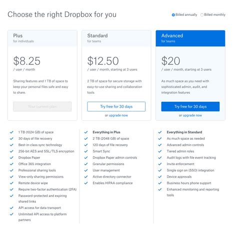 Image related to Pricing and Plans for Dropbox Business